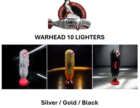 Espinosa 601 La Bomba Warhead Quad Torch Lighter