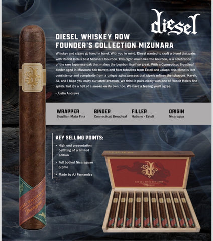 Diesel Whiskey Row Founder's Collection Mizunara